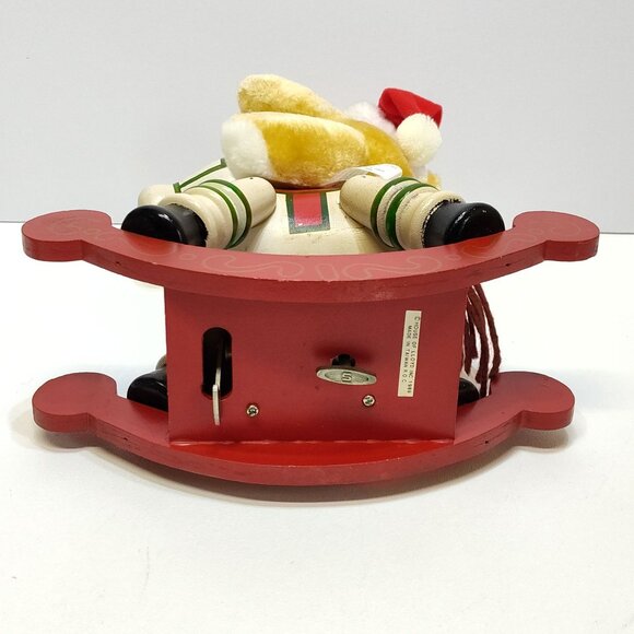 House Of Lloyd Rocking Horse Bear Musical Santa Claus Is Coming To Town See Vid. - Picture 10 of 14